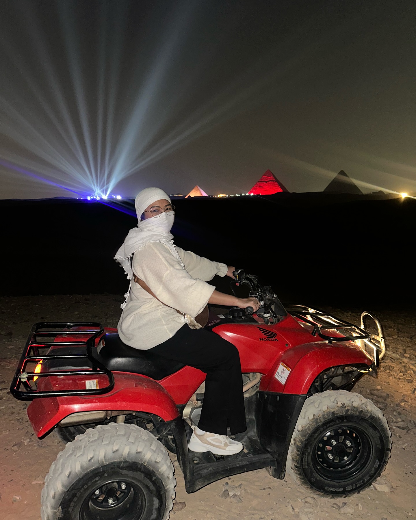 A Quad Bike Tour to the City Desert in the Pyramids