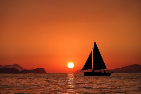 A magical sunset cruise on the Nile with pick-up service