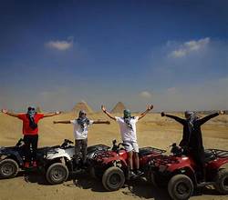 A Quad Bike Tour to the City Desert in the Pyramids